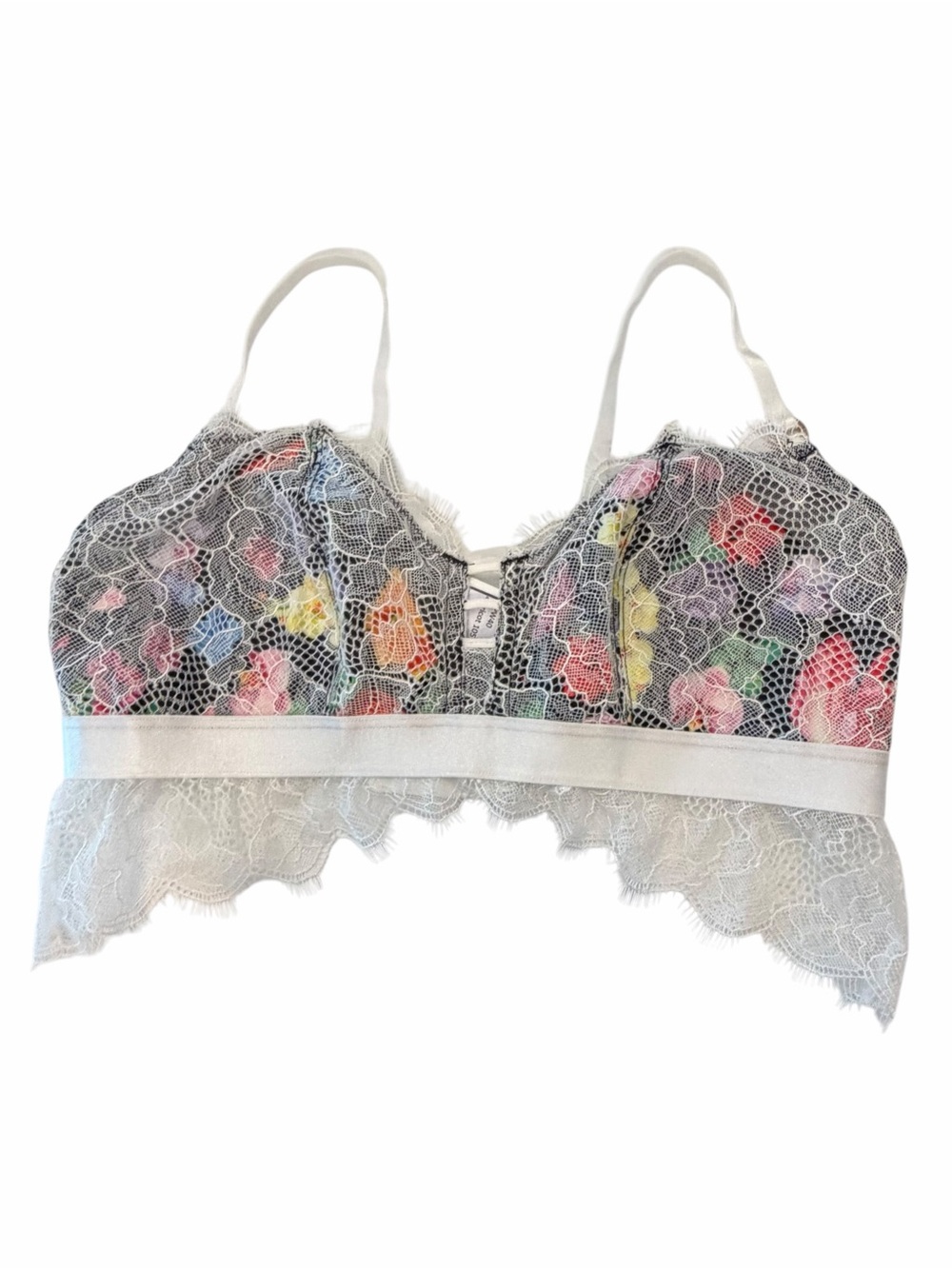 Sofia Vergara Lace & Satin Bralette Sample Bra Size Small Enchanted Garden NEW